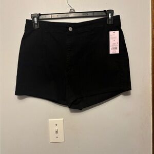 Target Women's High Waist Black Shorts